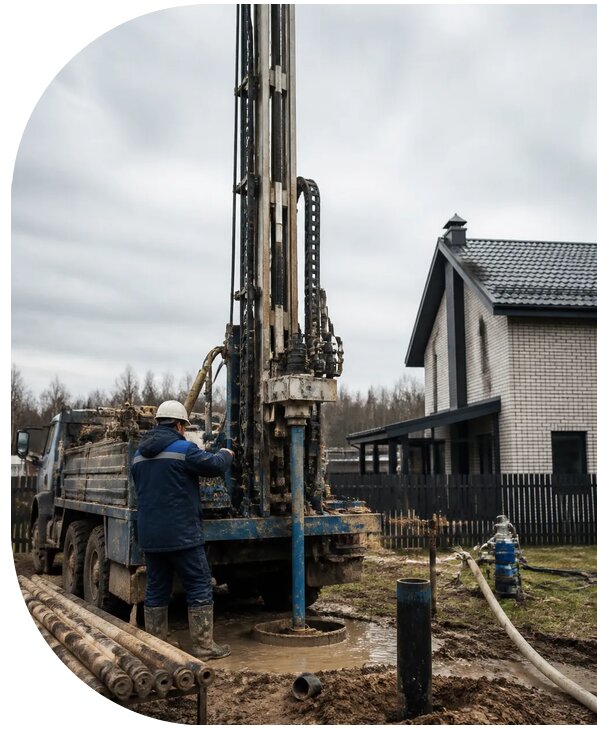 Бурение скважин на воду под ключ в Балтийске от 122340 р. | АПаруса-Блт